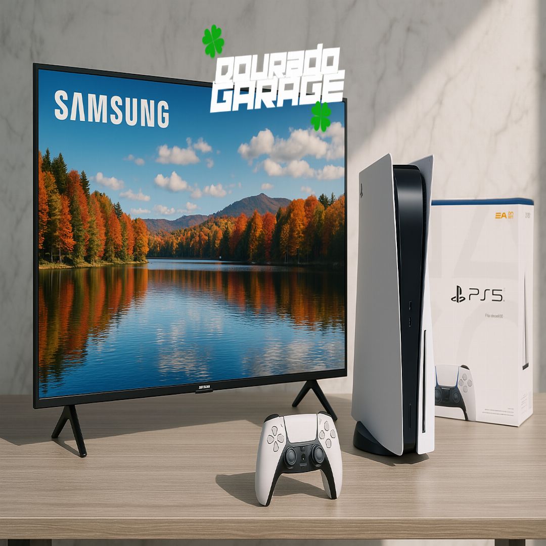 PLAYSTATION 5 + TV 50 POLEGADAS + BÔNUS