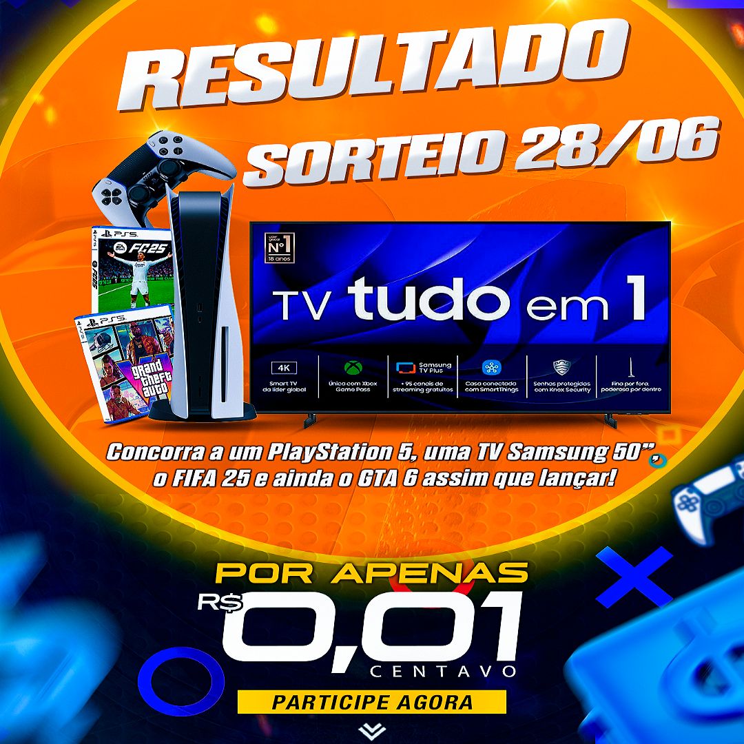 PLAYSTATION 5 + TV 50 POLEGADAS + BÔNUS